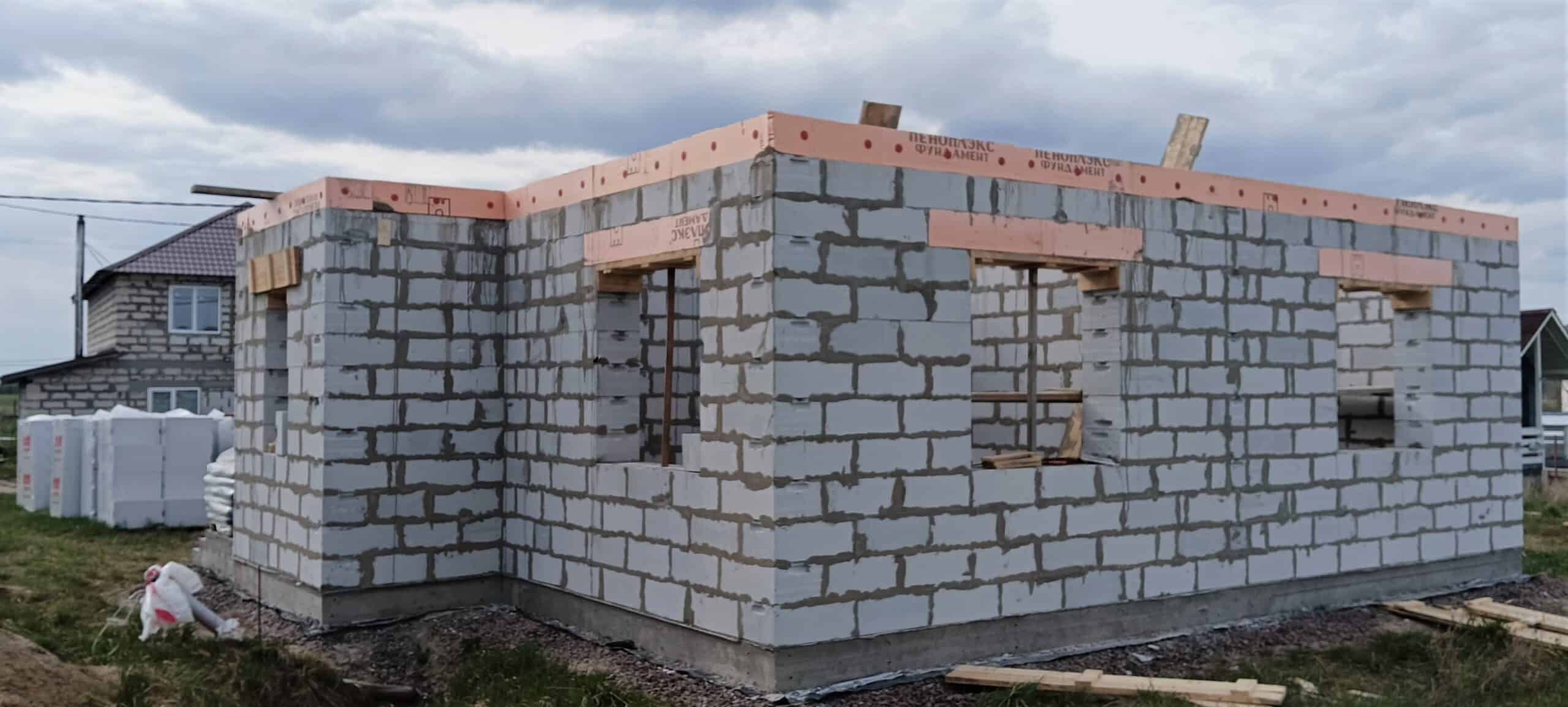 Строительство дома из газобетона в посёлке «Аннино», ЛО