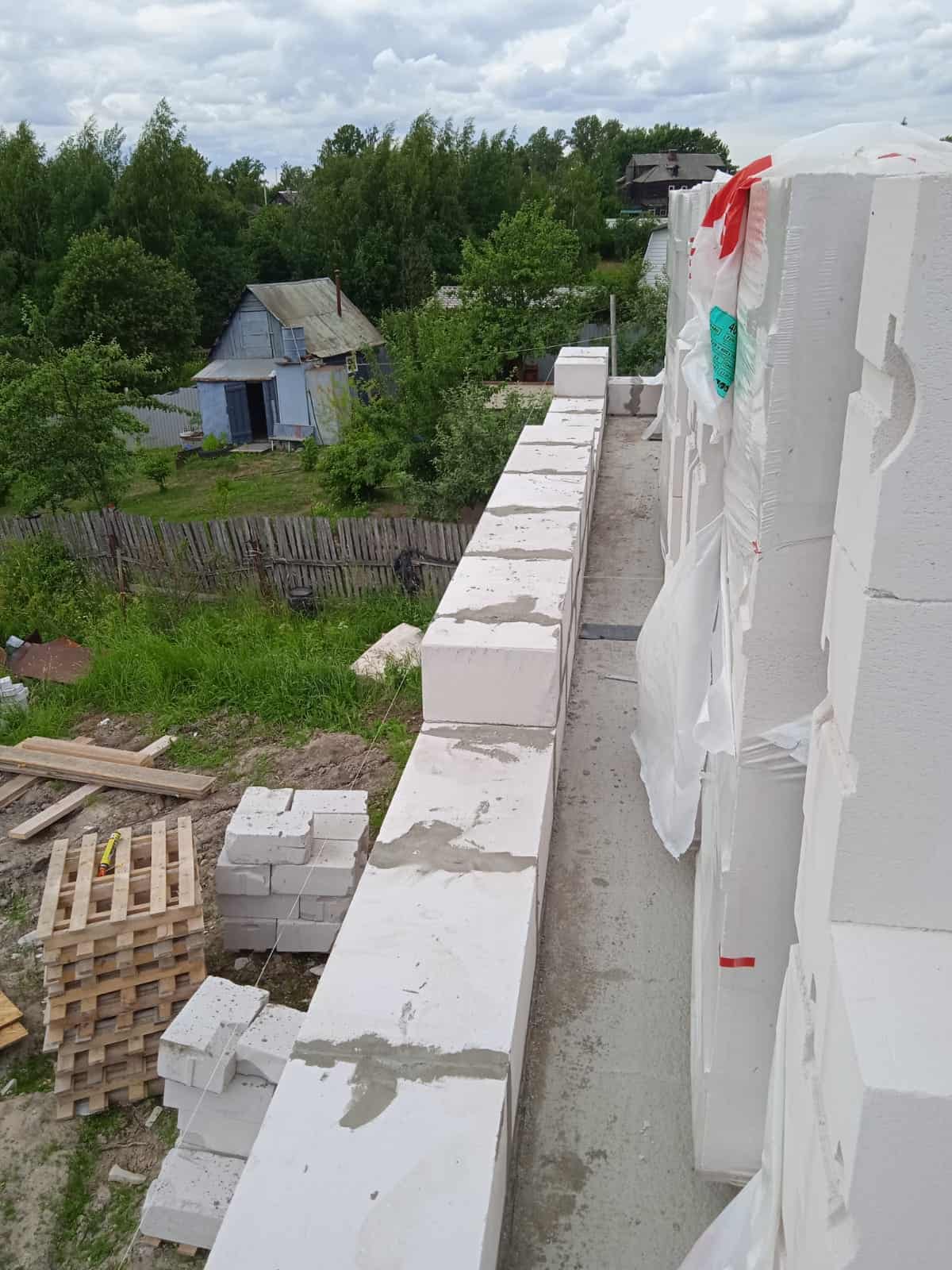Строительство дома из газобетона в посёлке “Понтонный”, ЛО