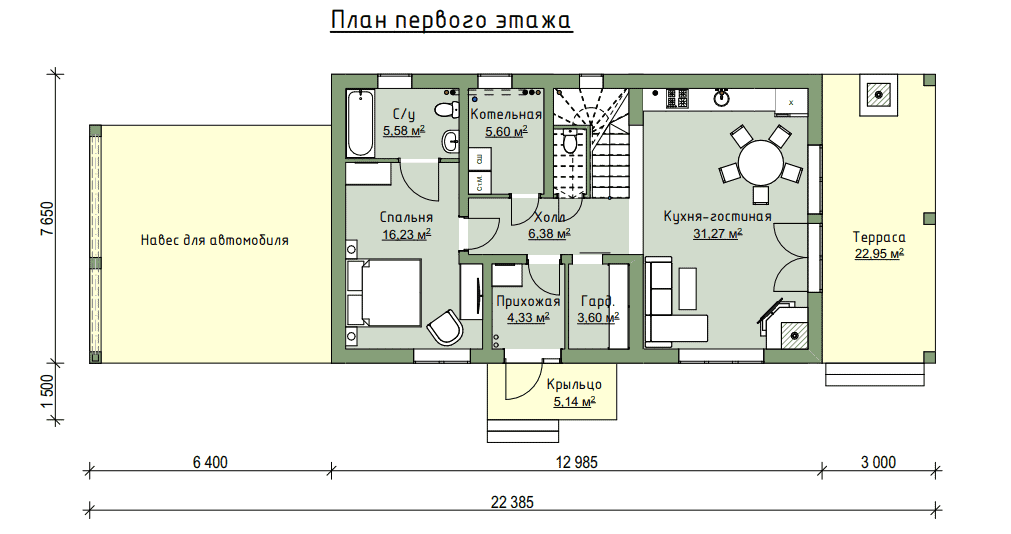 Строительство дома из газобетона в посёлке «Щеглово», ЛО