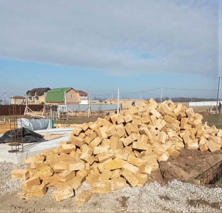 Строительство гаража из блоков в Симферопольском районе, полуострова Крым