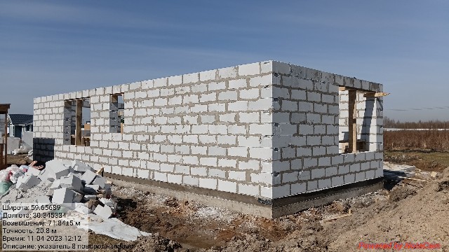 Строительство дома из газобетона в КП «Графская славянка», ЛО