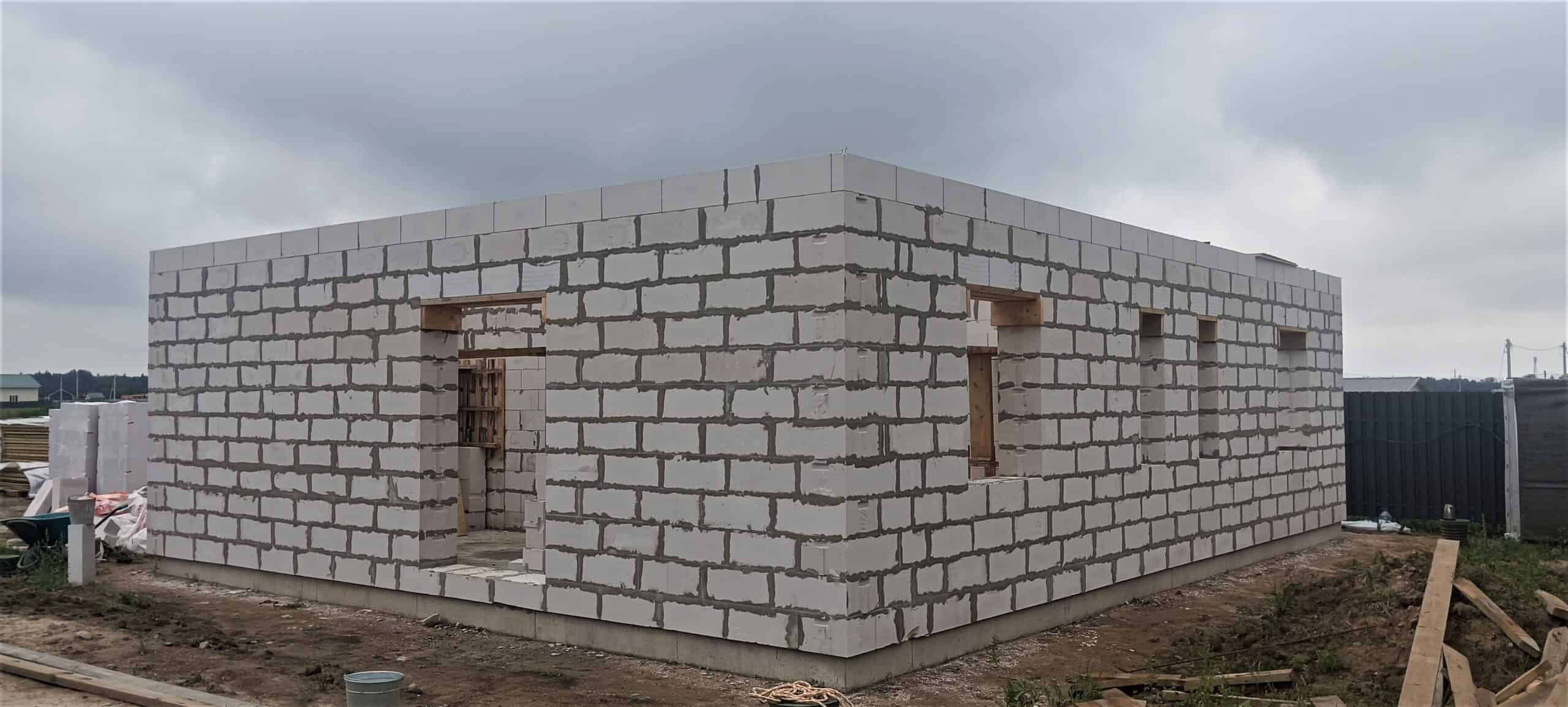Строительство дома в деревне Ириновка, ЛО